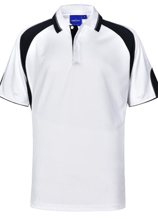 Mens CoolDry® Contrast Polo With Sleeve Panel (WS-PS61-BL)