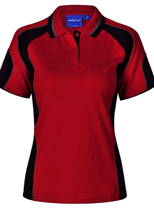 Womens CoolDry® Contrast Polo With Sleeve Panel (WS-PS62)