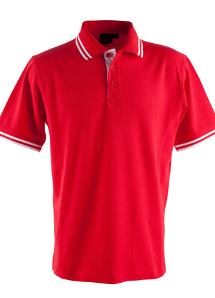 Mens TrueDry® Contrast Short Sleeve Polo (WS-PS65)