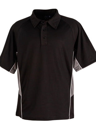 Mens Tri-Colour Short Sleeve Polo (WS-PS68)