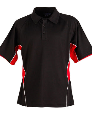 Mens Tri-Colour Short Sleeve Polo (WS-PS68)
