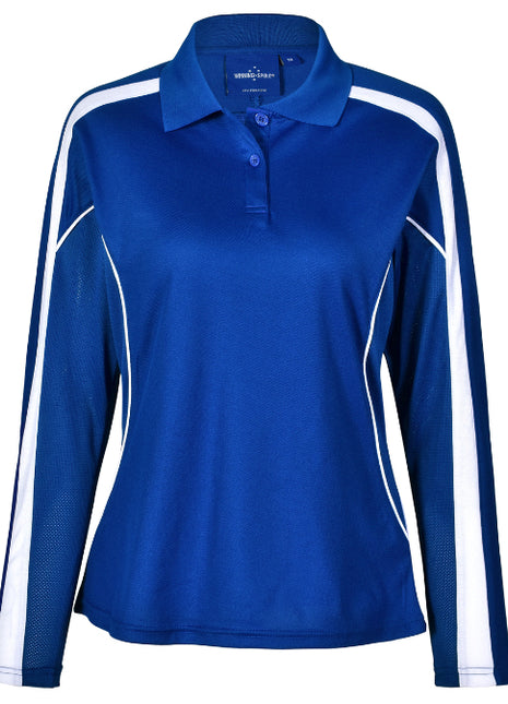 Womens TrueDry® Long Sleeve Polo (WS-PS70)