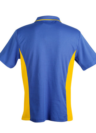 Mens TrueDry® Contrast Short Sleeve Polo (WS-PS73-BL)