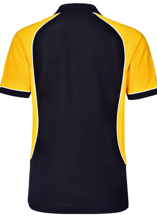Mens TrueDry® Tri-Colour Short Sleeve Pique Polo (WS-PS77)