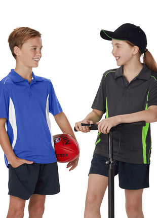 Kids CoolDry® Short Sleeve Contrast Interlock Polo (WS-PS79K)