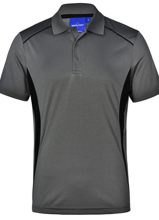 Mens CoolDry® Short Sleeve Contrast Interlock Polo (WS-PS79)