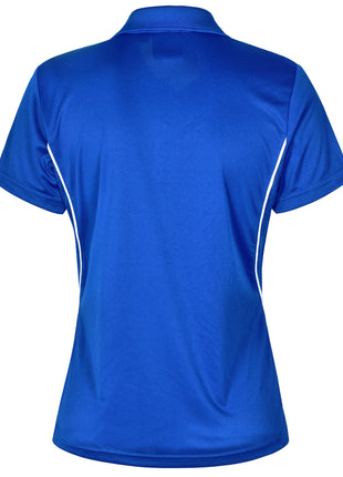Womens CoolDry® Short Sleeve Contrast Interlock Polo (WS-PS80-BL)