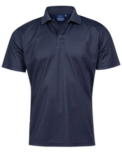 Mens CoolDry® Pique Soild Colour Short Sleeve Polo (WS-PS81)