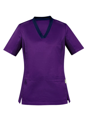 Riley Womens V-Neck Scrub Top (BZ-CST043LS)