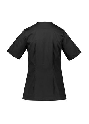 Parks Womens Zip Front Crossover Scrub Top (BZ-CST240LS)