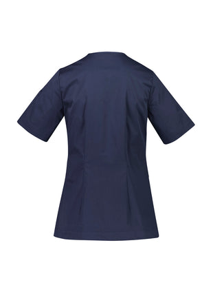 Parks Womens Zip Front Crossover Scrub Top (BZ-CST240LS)