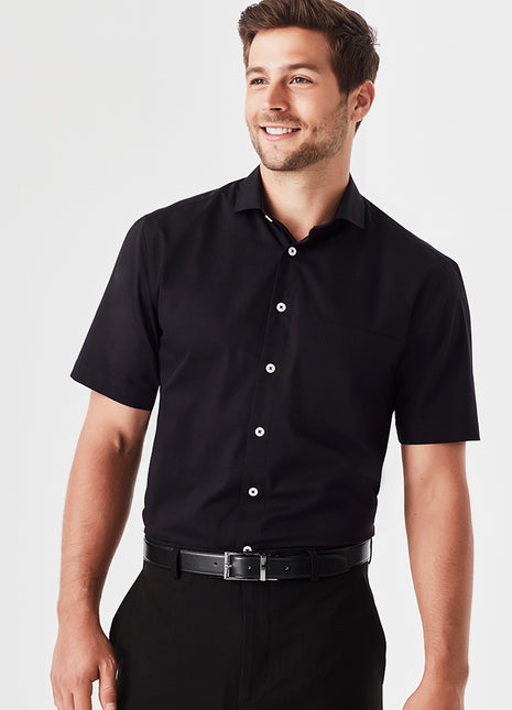 Charlie Mens Short Sleeve Classic Fit Shirt (BZ-RS968MS)