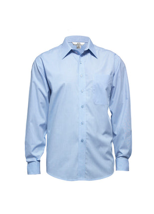 Mens Micro Check Long Sleeve Shirt (BZ-SH816)
