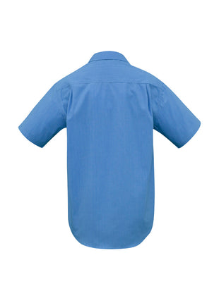 Mens Micro Check Short Sleeve Shirt (BZ-SH817)