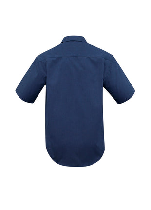 Mens Micro Check Short Sleeve Shirt (BZ-SH817)