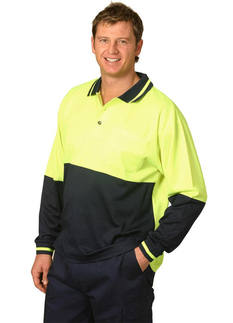 Hi Vis TrueDry® Safety Polo Long Sleeve (WS-SW11)