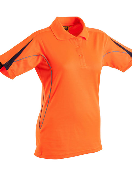 Womens Fashion Hi Vis Short Sleeve Polo (WS-SW26A)