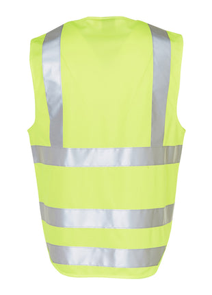 Hi Vis Safety Vest With ID Pocket & Reflective Tapes (WS-SW42)