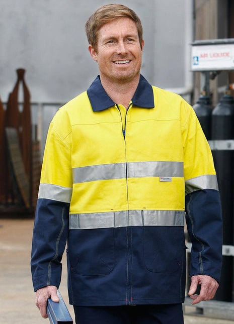 Hi Vis Two Tone Work Jacket With 3M® Tapes (WS-SW46)
