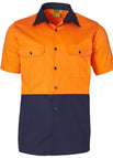 Orange / Navy