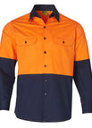 Orange / Navy