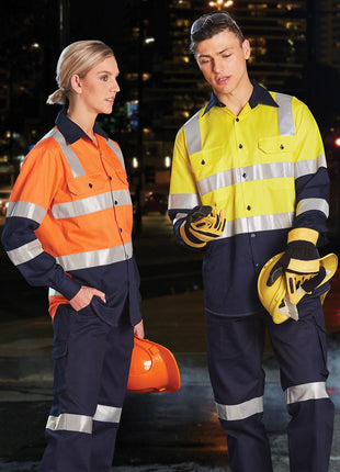 Biomotion Two Tone Safety Shirt With X Tape (WS-SW70)