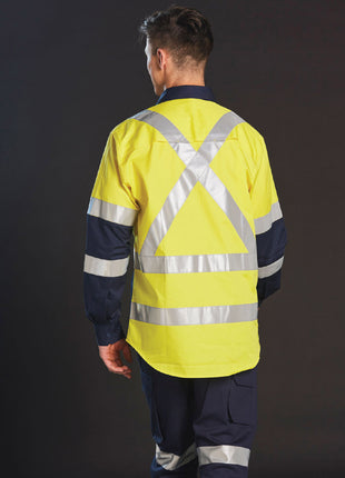 Biomotion Two Tone Safety Shirt With X Tape (WS-SW70)