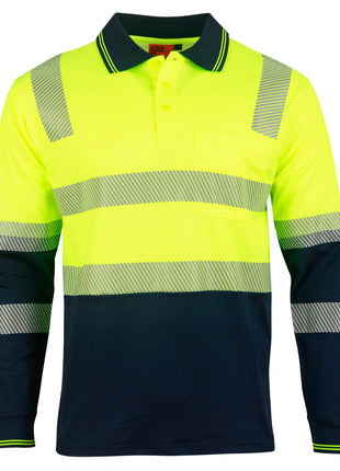 Biomotion Segmented TrueDry® Long Sleeve Safety Polo (WS-SW74)