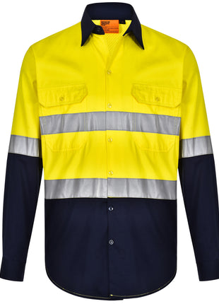 Hi Vis Cool-Breeze Safety Long Sleeve Shirt (Generic Tape) (WS-SW82)
