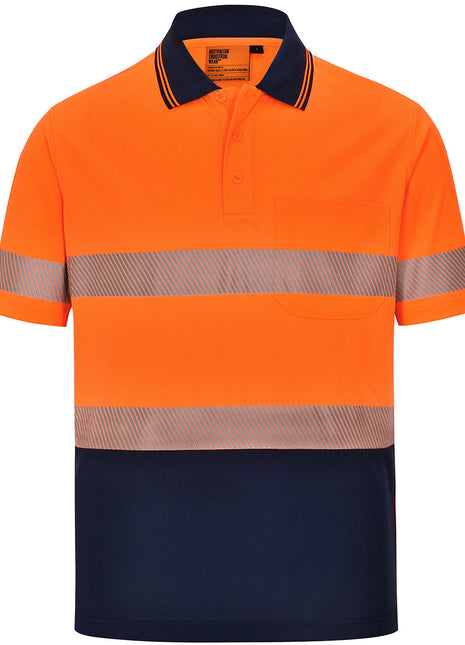 Unisex CoolDry® Segmented Safety Short Sleeve Polo (WS-SW85)