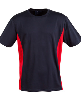 CoolDry® Short Sleeve Contrast Tee (WS-TS12-BL)