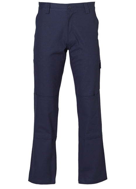 Mens Cotton Drill Pre-Shrunk Cargo Pants With Knee Pads (WS-WP03)