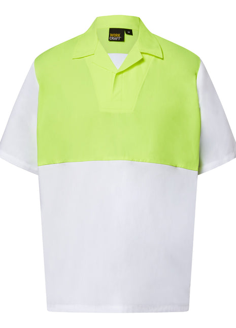 Hi Vis Short Sleeve Food Industry Jacshirt with Modesty Insert (NC-WS6070)