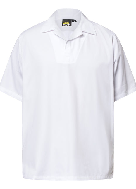 Short Sleeve Food Industry Jacshirt with Modesty Insert (NC-WS6071)