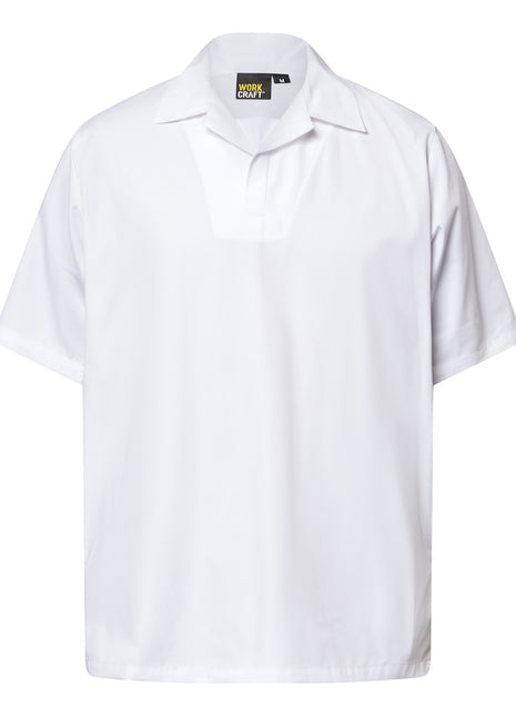 Short Sleeve Food Industry Jacshirt with Modesty Insert (NC-WS6071)