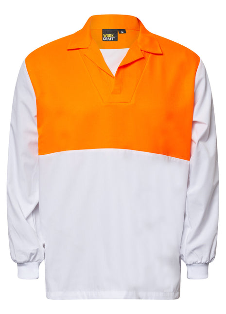 Hi Vis Long Sleeve Food Industry Jacshirt with Modesty Insert (NC-WS6072)