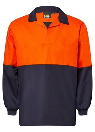 Hi Vis Long Sleeve Food Industry Jacshirt with Modesty Insert (NC-WS6073)