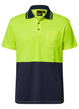 Hi Vis Short Sleeve Micromesh Polo Shirt with Pocket (NC-WSP201)