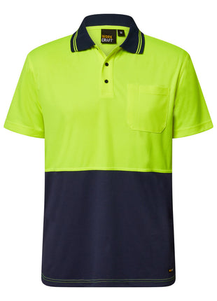 Hi Vis Lightweight Short Sleeve Micromesh Polo Shirt with Pocket (NC-WSP208)