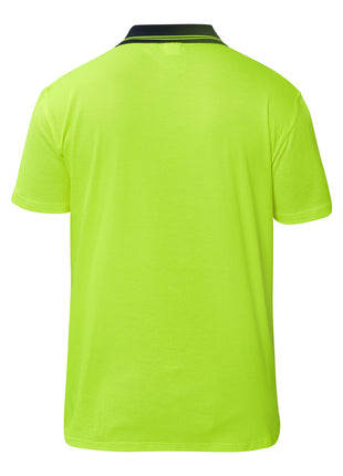 Hi Vis Short Sleeve Cotton Back Polo Shirt with Pocket (NC-WSP401)