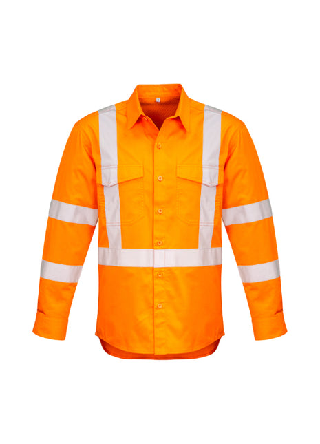 Mens Hi Vis X Back Taped Shirt (BZ-ZW690)