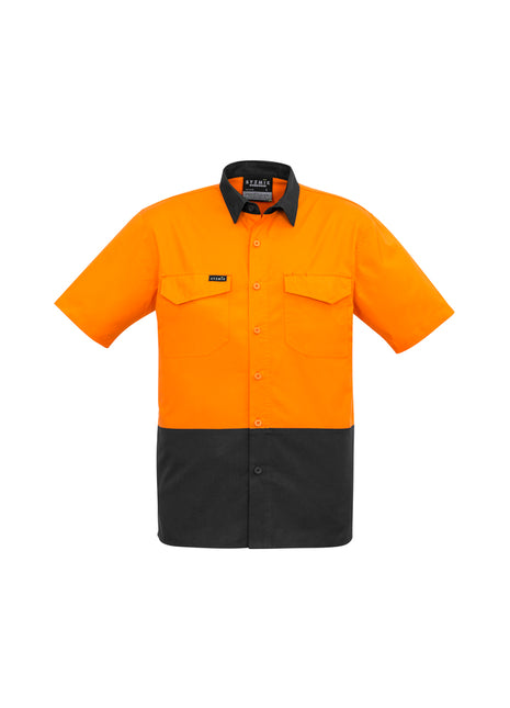 Mens Rugged Cooling Hi Vis Spliced S/S Shirt (BZ-ZW815)
