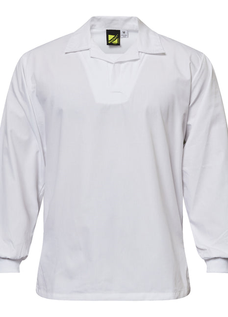 Long Sleeve Food Industry Jacshirt with Modesty Insert (NC-WS3015)