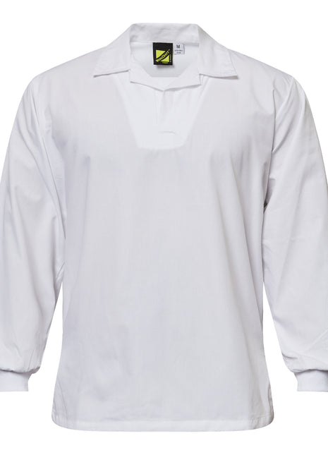 Long Sleeve Food Industry Jacshirt with Modesty Insert (NC-WS3015)